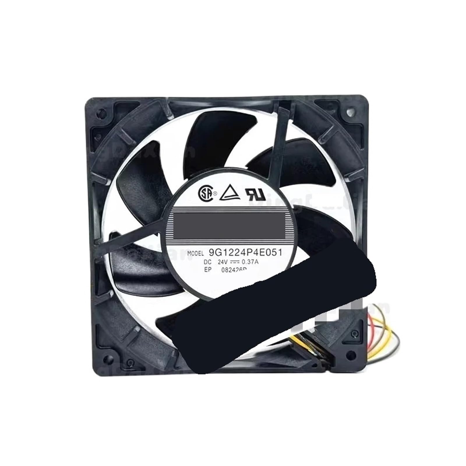 BRODEFUP 1pcs 12CM 9G1224P4E051 24V 0.37A Speed Control Cooling Fan