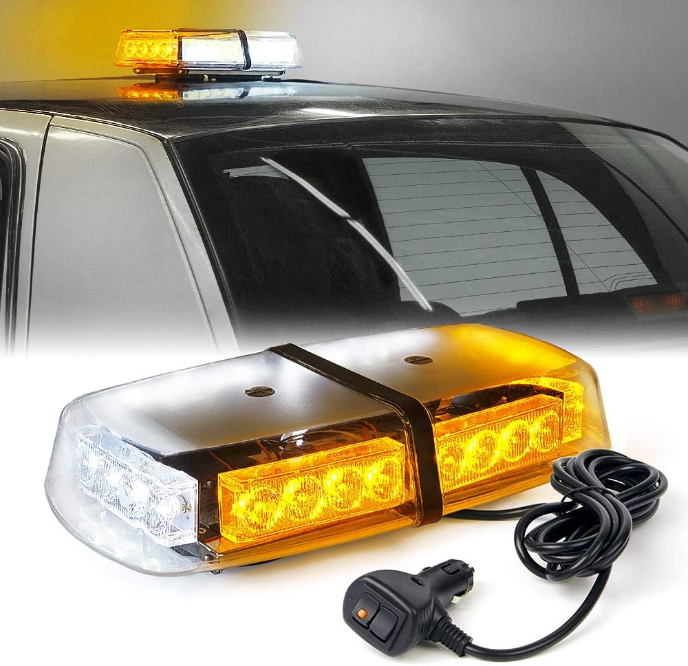 12V 240 LED Car Roof Top Mini strobe light Law Enforcement Vehicle Emergency Hazard Warning
