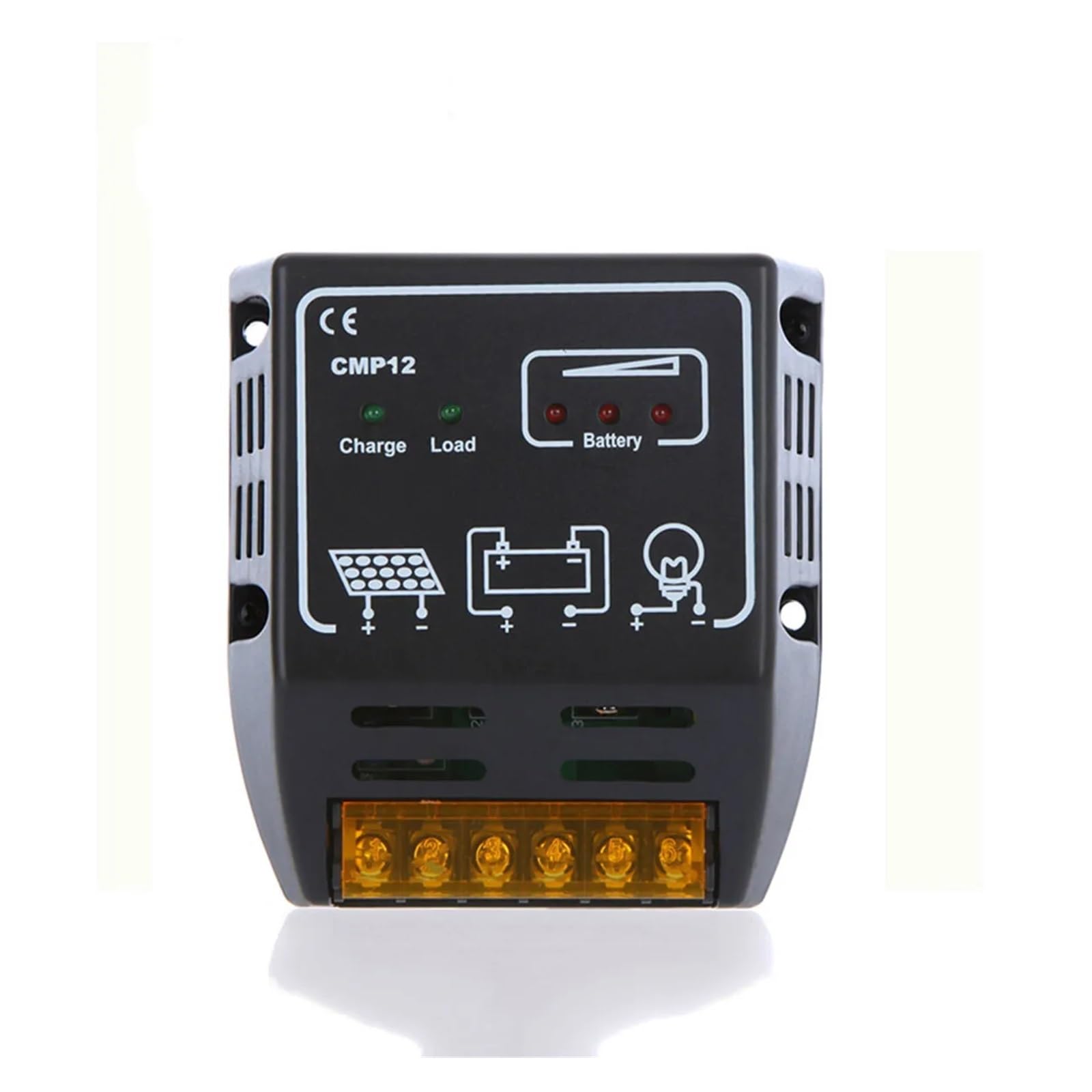 Regulator ładowania słonecznego 10A 24V regulowane napięcie CMP 12 ochrona baterii słonecznej tryb ładowania PWM kontroler słoneczny(10Ax10)