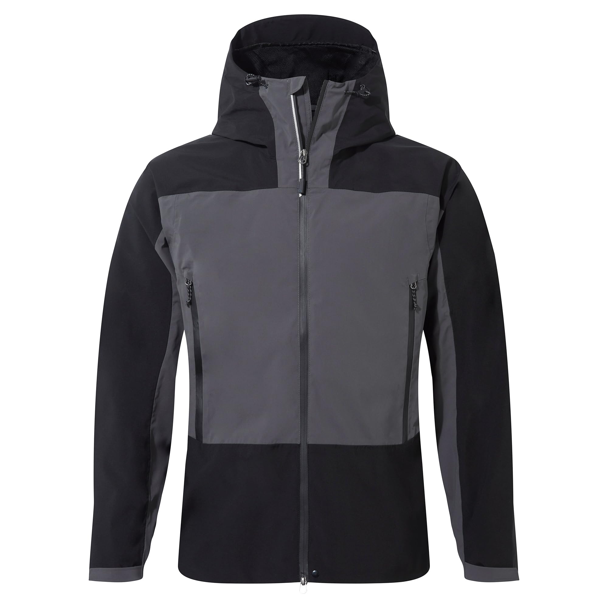 Craghoppers Unisex Expert Active Jacket Waterproof Shell, CarbGrey, Blk, L