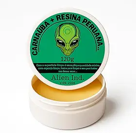 Cera Automotiva Carnaúba + Resina Peruana 120g | Brilho Espelhado, Remove Pequenos Riscos, Proteção e Revitalização da Pintura e Queimados