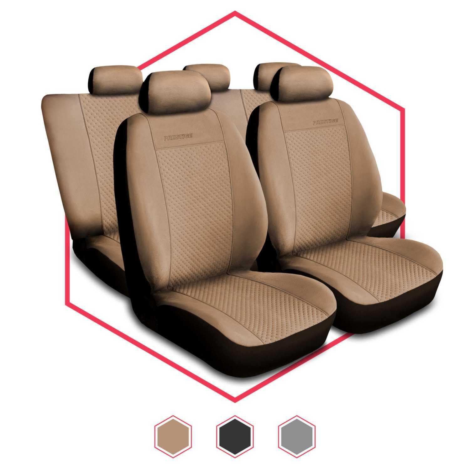 Universal Asiento Fundas Juego Completo Funda para Asiento Auto Asiento Juego de Fundas Protectoras (Schonbezüge Auto Asiento Auto Asiento Fundas Cojines Asiento – Prestige