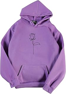Splrit-MAN Women's Classic Baggy Outdoor Top Blouse Womens Casual Loose Oversized Thermal Pullover Womens Stylish Basic Sweatshirt with Hood Comfortable Warm Jumper with Pockets