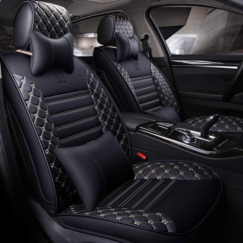 Car Seat Cover Automotive Decoraction Artificial Leather 13 Pcs Full Set for Q5 Q7 A4 A3 A6 A5 X5 X3 3 Series 328 SRX Xt5