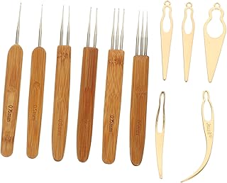 SEWACC 1 Conjunto De Dreadlocks De Crochê Travas De Gancho De Crochê Ferramenta De Agulha Dread Agulha De Crochê Para Dreadlocks Ferramentas Domésticas Ferramenta De Bloqueio Dreadlocks