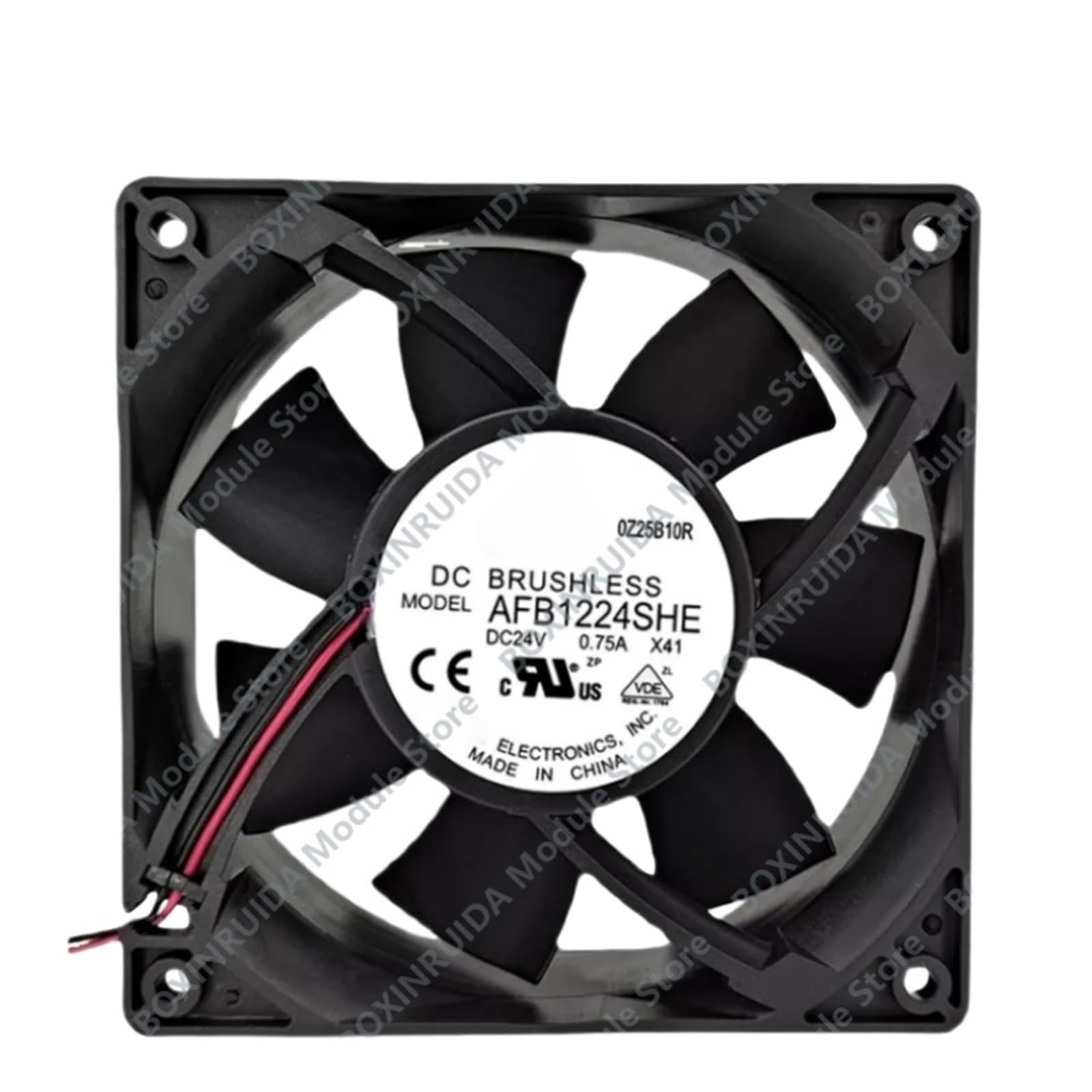 AFB1224SHE Ventola di Raffreddamento silenziosa DC24V 0,75A frequenza