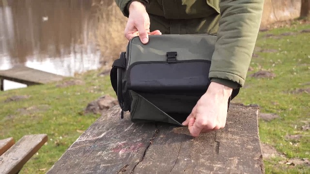 Zite Fishing Angeltasche mit 4 Tackle-Boxen – Angelkoffer Forellen-Tasche Angeln 35cm – System Bag Umhängetasche – Bild 8