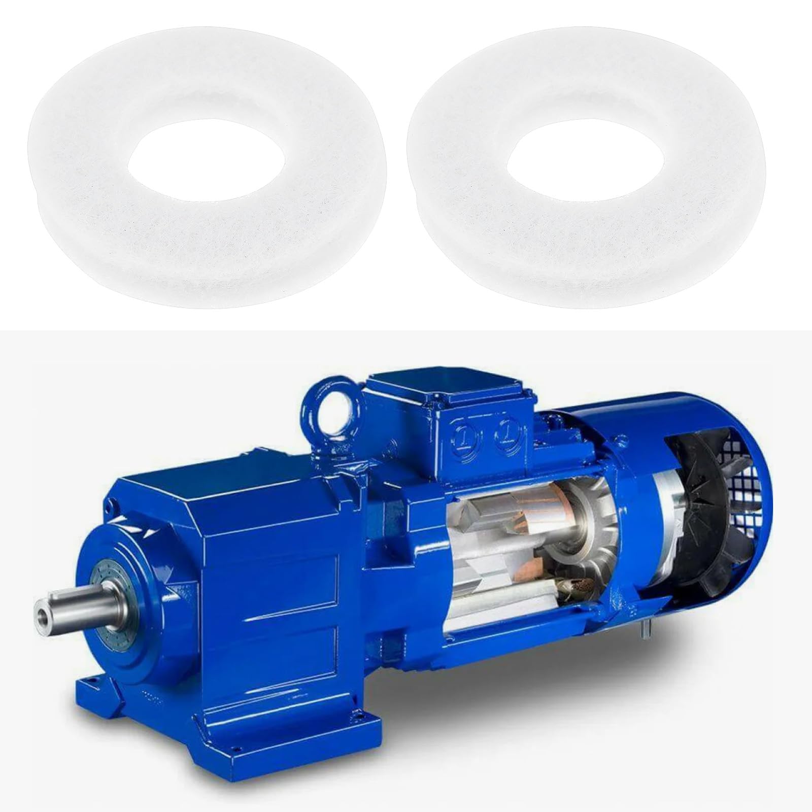 YINETTECH 20pcs Felt Washers 24x11.5x6mm for Motor Shaft Bearing Gearbox and Transmission Component Protection - Image 3