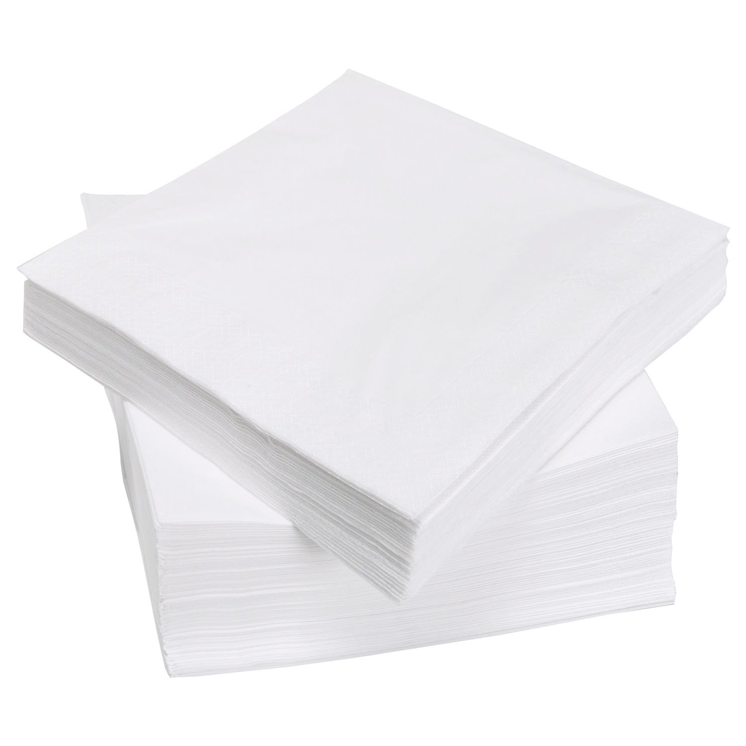 Delisupplies White Deli Supplies 5000 X 1 Ply Napkins 30Cm X 30Cm Paper Napkin Cheap Catering Takeaway