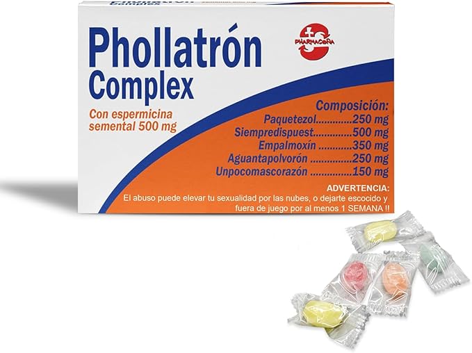 PHARMACOÑA | Caja de Regalo con Caramelos de Broma Originales | 34 g | PHOLLATRON