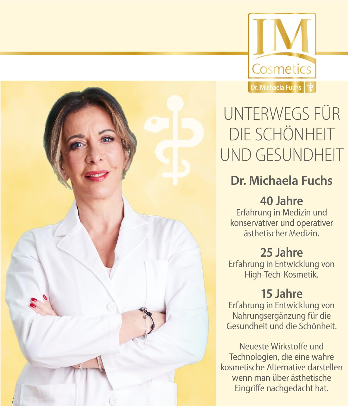 Genius IM Cosmetics MicroInfusion Pure Hyaluronic Set 4-tlg. 2-Fach Hyaluronsäure & Peptide für die natürliche Kollagenproduktion, für glattere & straffere Haut - Dr. Michaela Fuchs