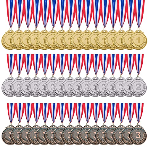 Médailles d'or olympiques en métal pour récompenser les enfants lors des kermesses et fêtes
