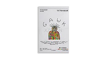 Derybol Vundabar - Gawk Music Cover Poster Canvas Poster Bedroom Decoration