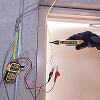 Vista 4 de Klein Tools VDV500-123 Sonda de trazado de cables con luz de trabajo LED para cables Ethernet, Internet, teléfono, altavoces, coaxial, video y datos