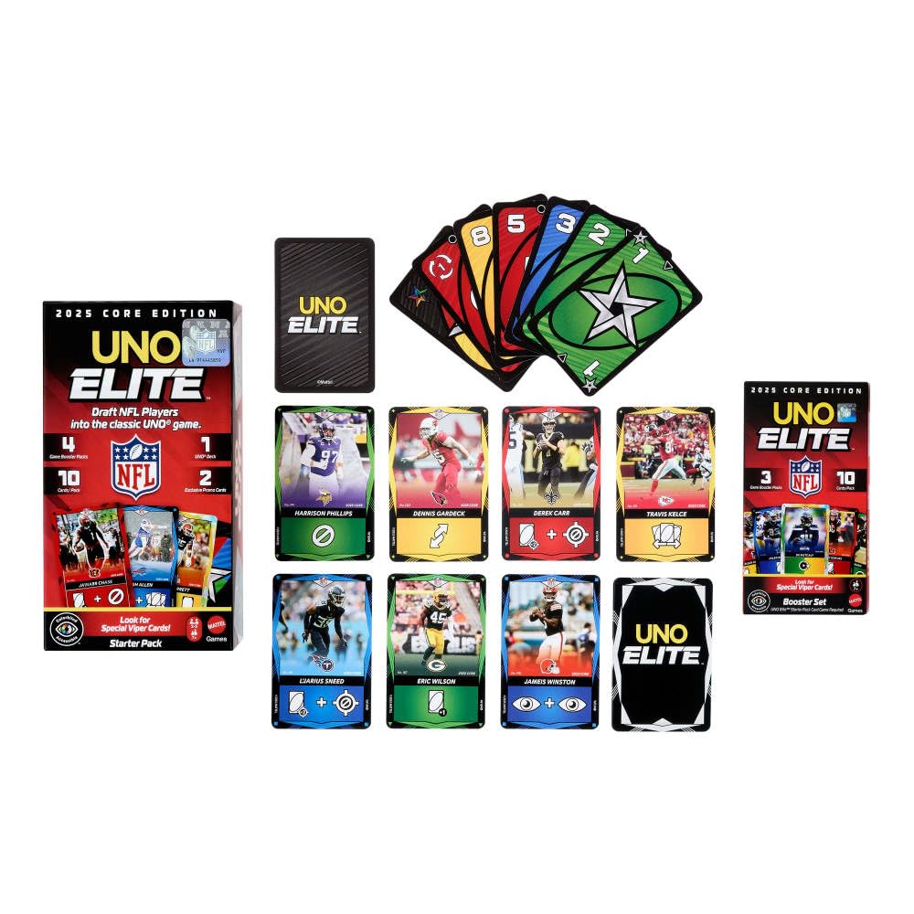 nfl booster box Amazon.com: UNO NFL Booster Packs : Toys & Games