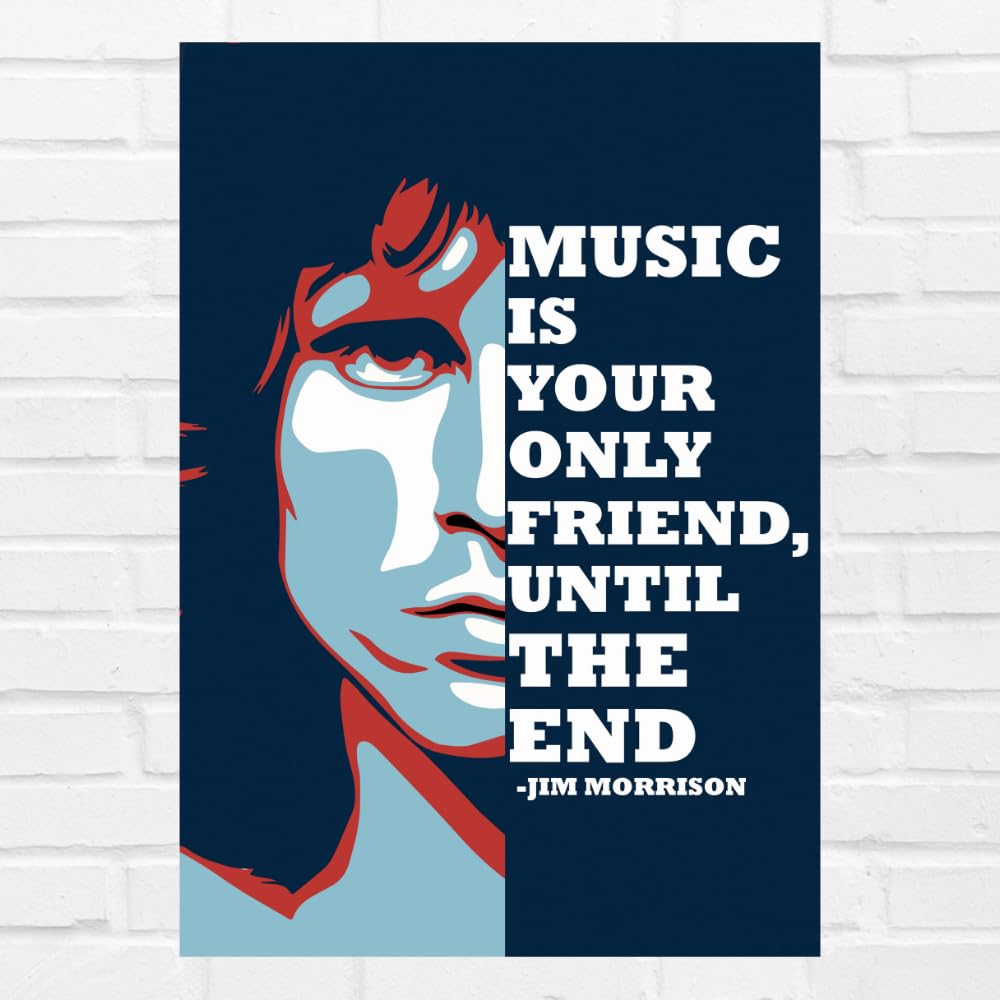 Good hope The Door Jim Morrison Poster 12x18 inch, rock band For home, office, Room Decorate, wall art, Wall decor, Bedroom decoration, Living Room, hostel, hotel, bar, cafe, sticker, wallpaper, music band, vintage, retro,