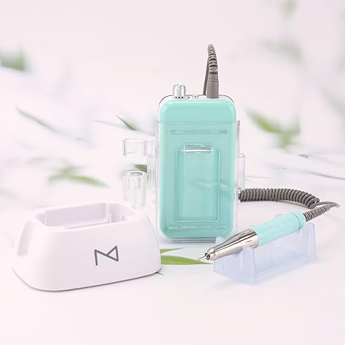 Miniatura 7 de M - Profesional 2 en 1 inalámbrico recargable y portátil de escritorio de 35000 RPM, pantalla HD, motor sin núcleo, resistente a la acetona,