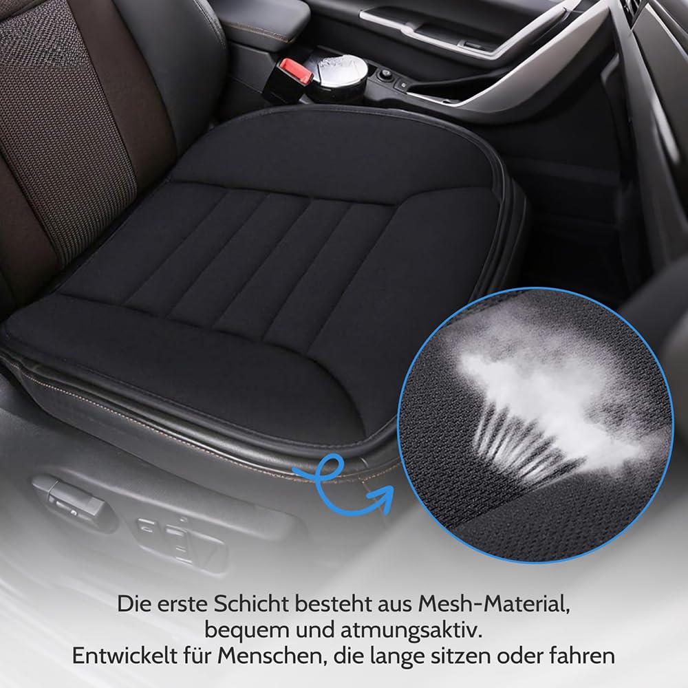 Coussin de Siège de Voiture, pour Ford Puma Assise Respirante Antidérapante avec Protection des Bords Contre l'usure,A