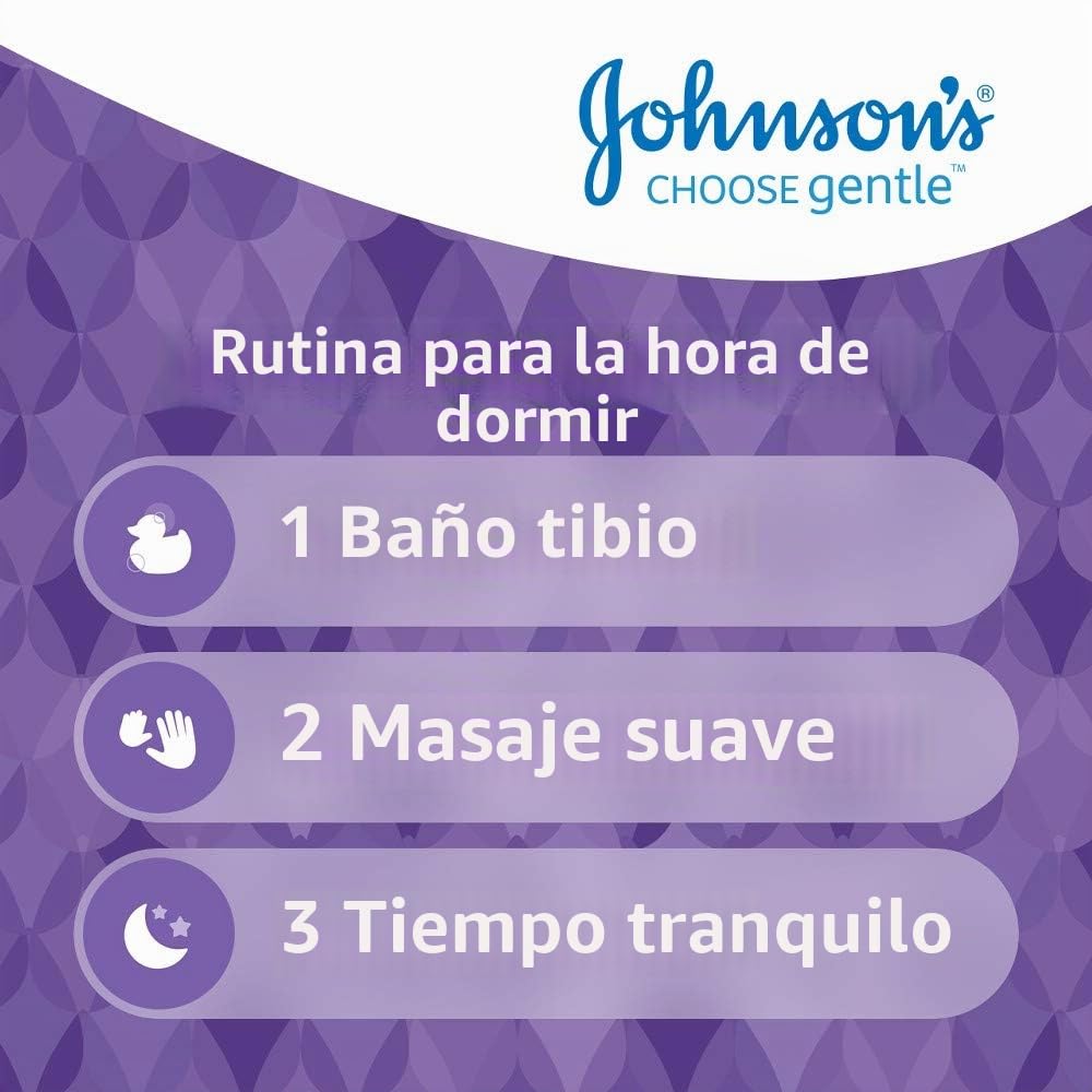 Johnson's Bedtime Bath Multipack, suave y suave para pieles delicadas y uso diario, enriquecido con esencias tranquilas naturales relajantes, 3 x 500 ml