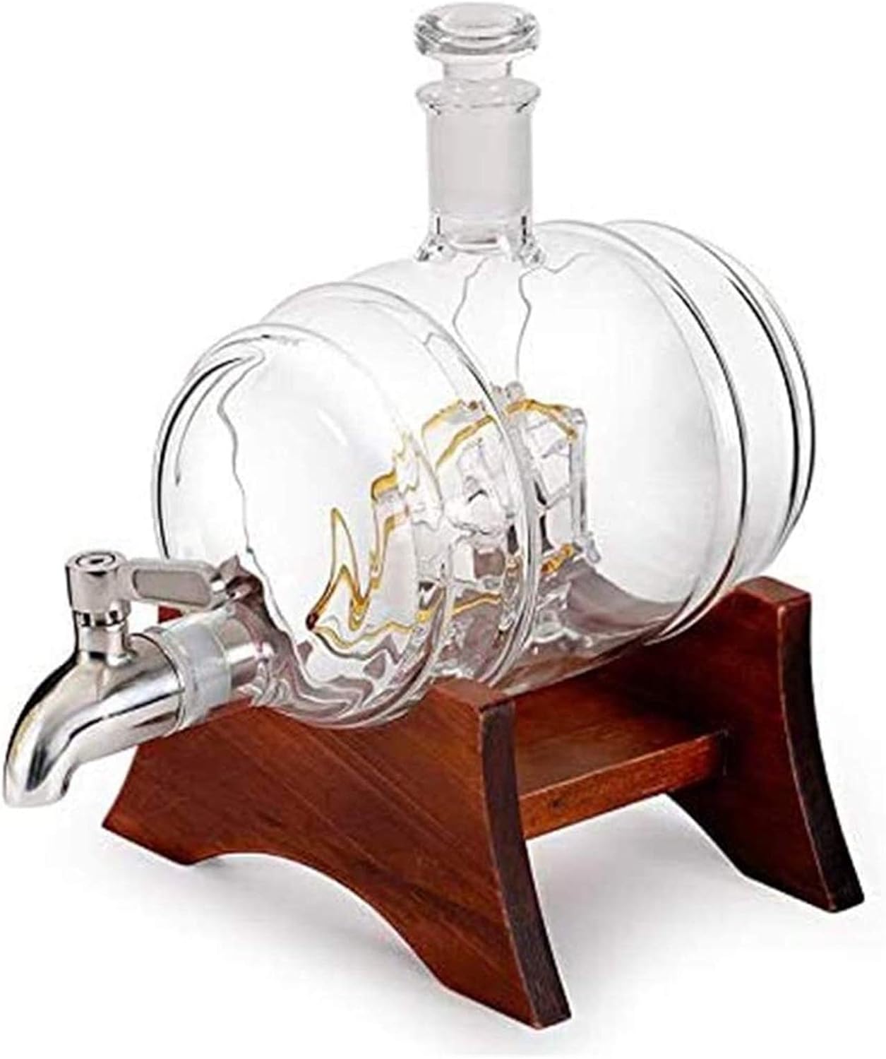 Decanter Whisky Decanter Set, 1000Ml Globe Decanter with