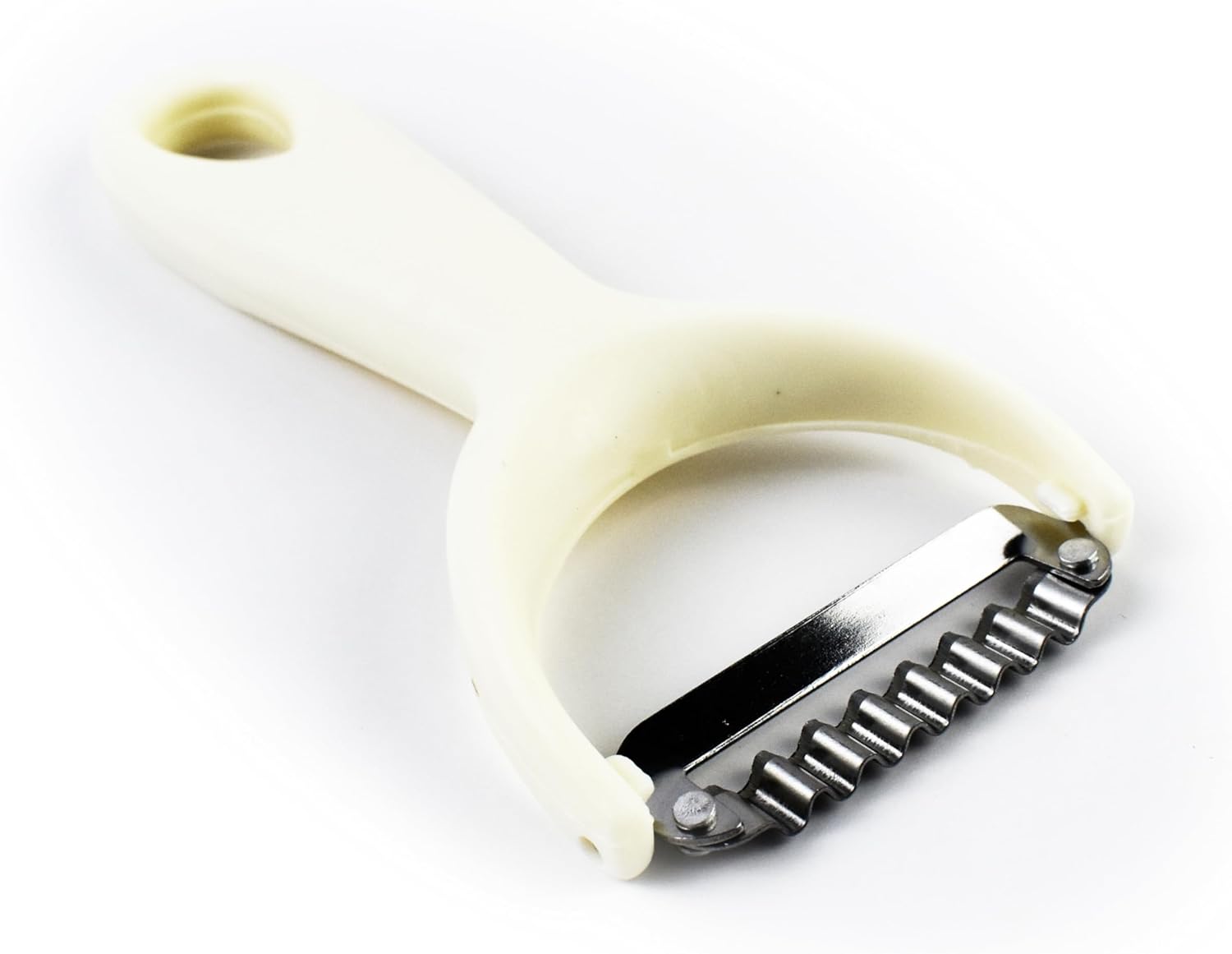 Handle Papaya Shredder Tool Stainless Steel Blade Vegetable Slicer for Salads Salad Maker Fast & Easy carrots potatoes beets cucumber (White Plastic Handle) Handle Papaya Shredder Tool Stainless Steel Blade Vegetable Slicer for Salads Salad Maker Fast & Easy carrots potatoes beets cucumber (White Plastic Handle)