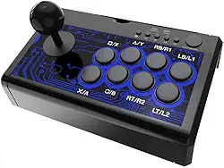 Dobe 7 em 1 Arcade Fighting Wired Joystick para Switch, PS4, PS3, Xbox, PC, Android