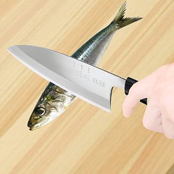 関孫六　出刃包丁　銀寿　本鋼　左用 関孫六 銀寿本鋼 和包丁 出刃150mm (左利き用): キッチン用品