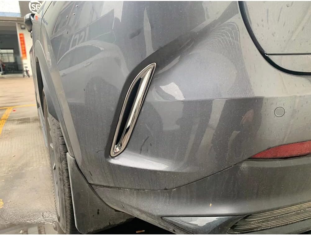 Beautost for Lexus NX 250/350/350 F Sport/350h/450h+/450h+ F Sport 2022 2023 2024 2025 2026 Rear Fender Vent Air Outlet Bezel Modling Cover Trim Chrome