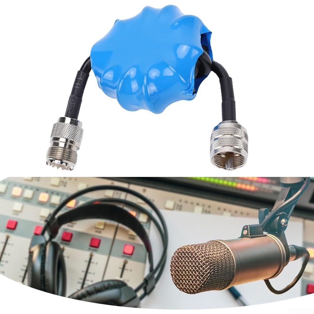Balun de corriente 1:1 Estrangulador de modo común para antenas 1.8-30MHz 45mm ferrita 100W PEP conector RF
