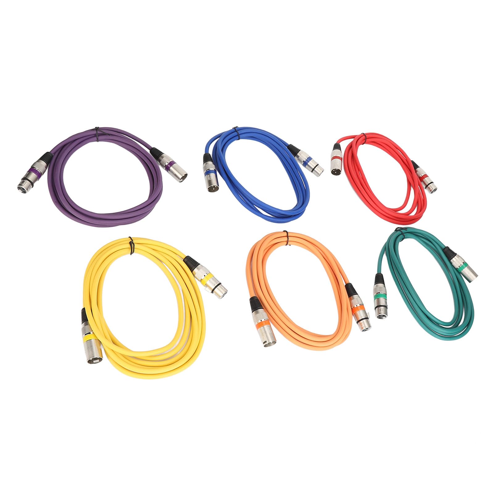 Socobeta Cavo per Microfono XLR Schermatura a Doppio Strato Forte Cavo Anti-interferenza da 10 Piedi per Apparecchiature Audio Professionali