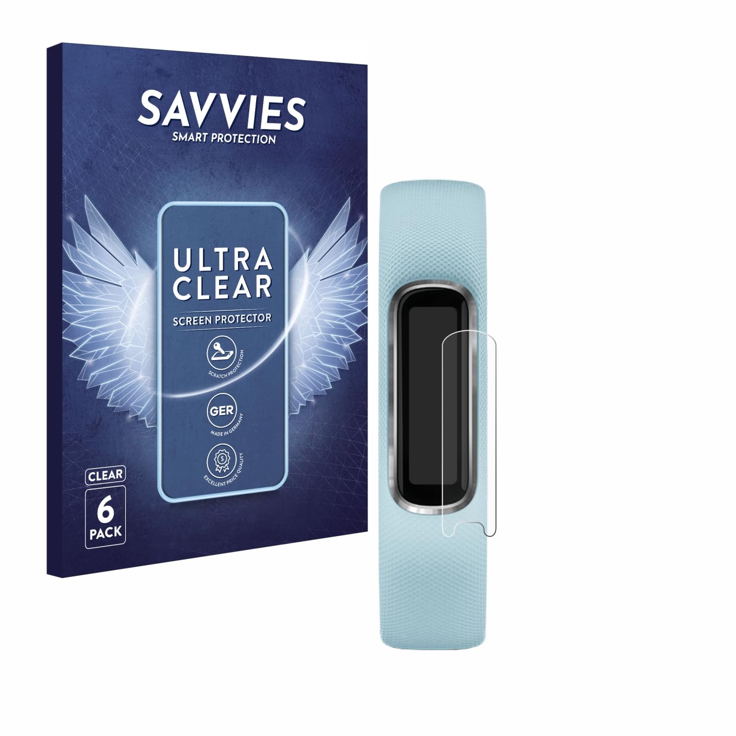 Vauki 4 Pezzi Pellicola Protettiva Compatibile con Garmin Vivoactive 5