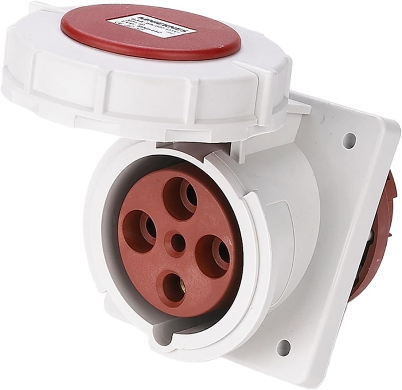 Industrial Socket 63A 4-core Waterproof MN6442 3P+PE IP67