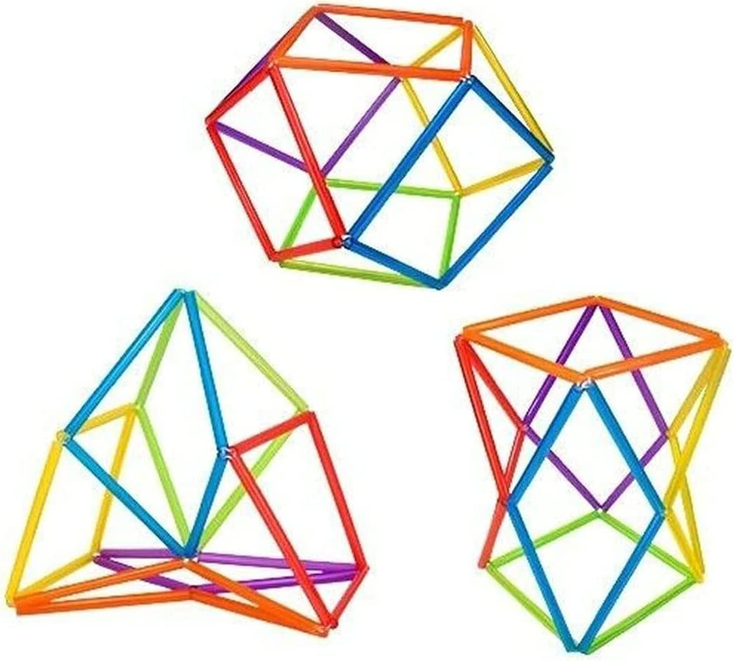 Polygonzo-Geo Twister Shapeshifter. Set of (2) Geo-Morph Twister Fidget Toys