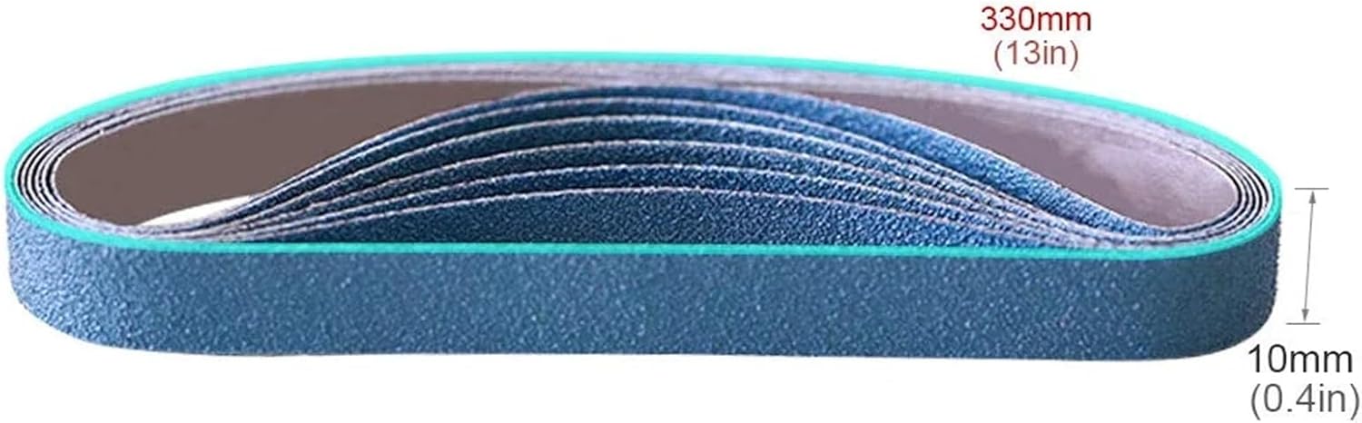 330 * 10mm/520 * 20mm/452 * 15mmZirconia Sanding Belts,40/60/80/120 Assorted Grits, Belt Sander Tool for Woodwork Metal(Girt40-30pcs,520x20mm)