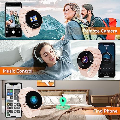 Hwagol Smartwatch voor heren en dames, 1,39 inch smartwatch met stappenteller, slaapmonitor, met 140+ sporten, voor Android iOS - Afbeelding 8