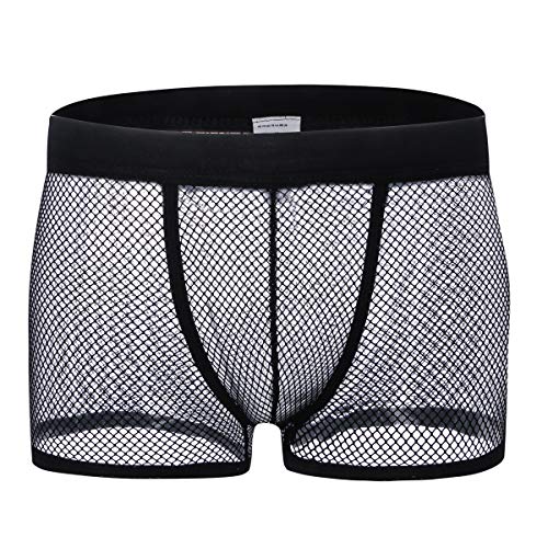 Drelaar Boxer en résille respirante pour homme, Noir , L Cover