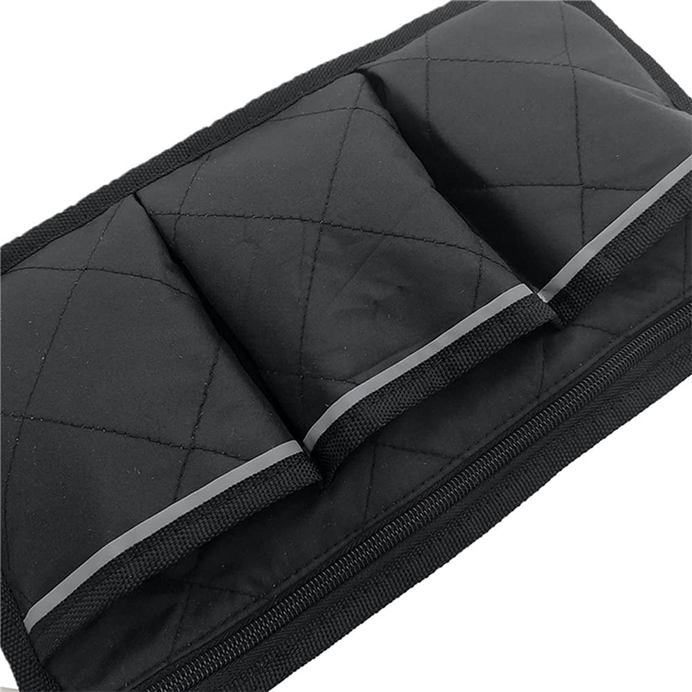 Bolsas organizadoras Laterales para sillas de Ruedas, Bolsa para reposabrazos con Banda Reflectante para andadores, sillas de Ruedas manuales o eléctricas, Compatible co