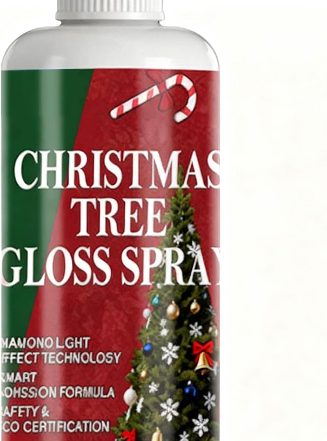 Christmas Glow Spray Shiny Brightening Home Decor | 100ml Decorative Christmas Trees Mist for Indoor Winter Holiday Home Office Window Wreaths Wedding Photo Props
