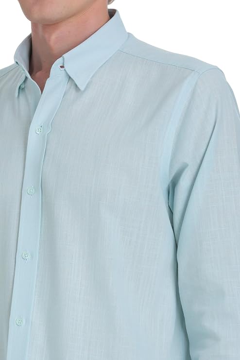 Mavi Comfort Fit Düğmeli Yaka 100% Pamuk Uzun Kollu Casual Gömlek