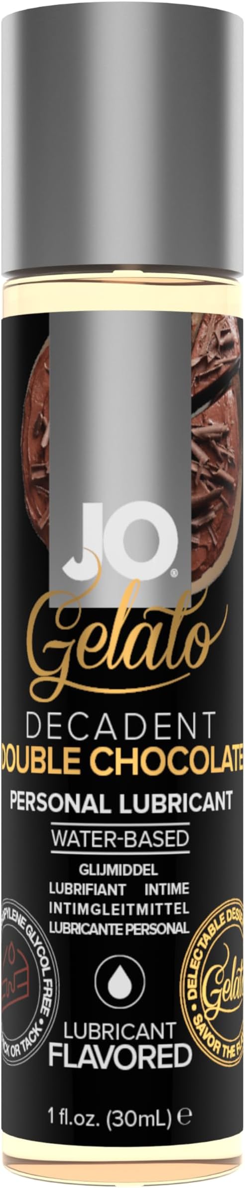 System Jo Gelato Decadent Double Chocolate Water Based Lube 1 Ounce