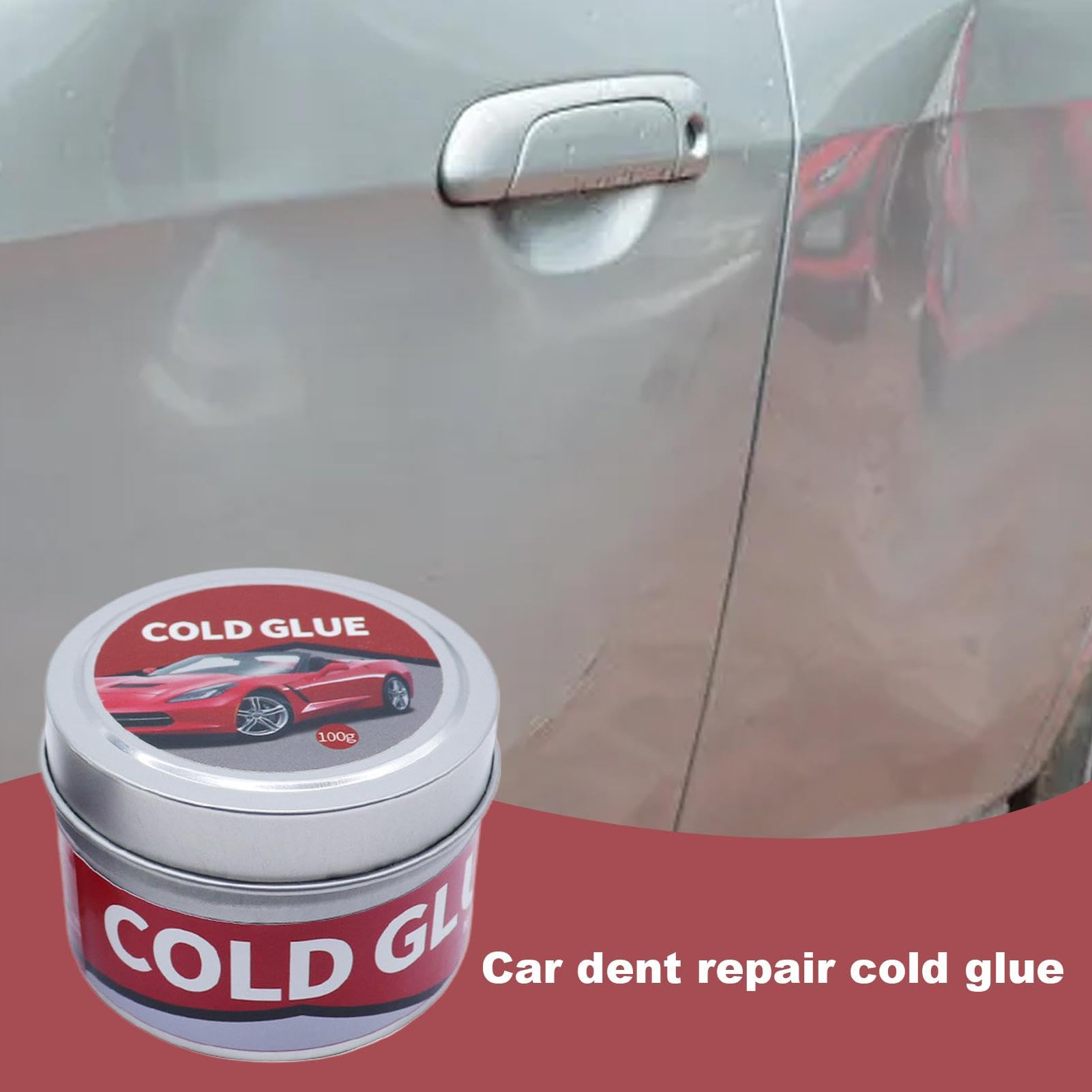 Extracteur De Bosses À Colle Froide – Colle Froide pour Débosselage, Adhésif Efficace pour Débosselage De Voiture, Colle De Débosselage De Voiture sans Peinture, Colle De Travail De Carrosserie