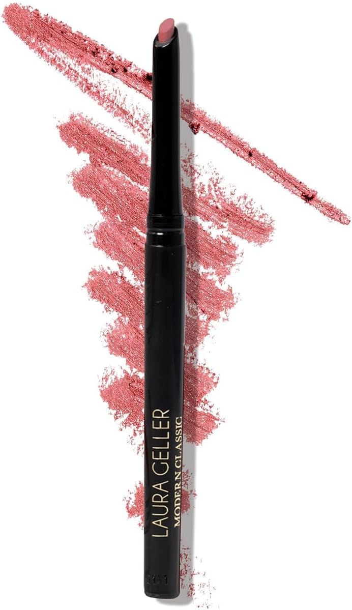 Modern Classic Lip Liner, Luxurious Creamy Long Lasting Lip Liner, Prevents Feathering and Fading, Radiant Rose