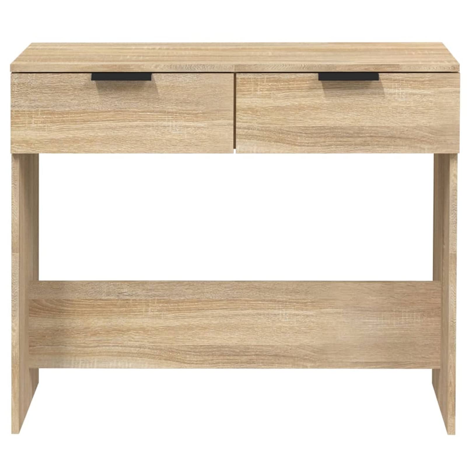 Homgoday Mesa Consola de Madera contrachapada Roble Sonoma 90x36x75 cm Mesas auxiliares de salón,Mesa Consola Recibidor Mueble de Entrada Estrecha Clásica