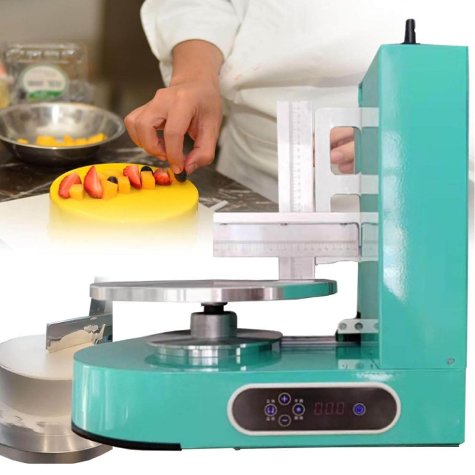 Máquina Automática For Untar Crema For Pasteles, For Hacer Pasteles De 4 A 12 Pulgadas, Máquina Eléctrica For Pasteles De Cumpleaños, Herramientas For Hornear Pasteles De Cumpleaños En Tiendas De Post