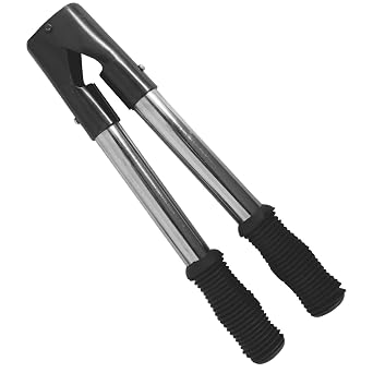 Dehorner with Metal Handle & Ergonomic Rubber Grips Small Straight Design for Humane Livestock Dehorning Durable, Long-Lasting Construction for Efficient Animal Care 13" Straight Dehorner