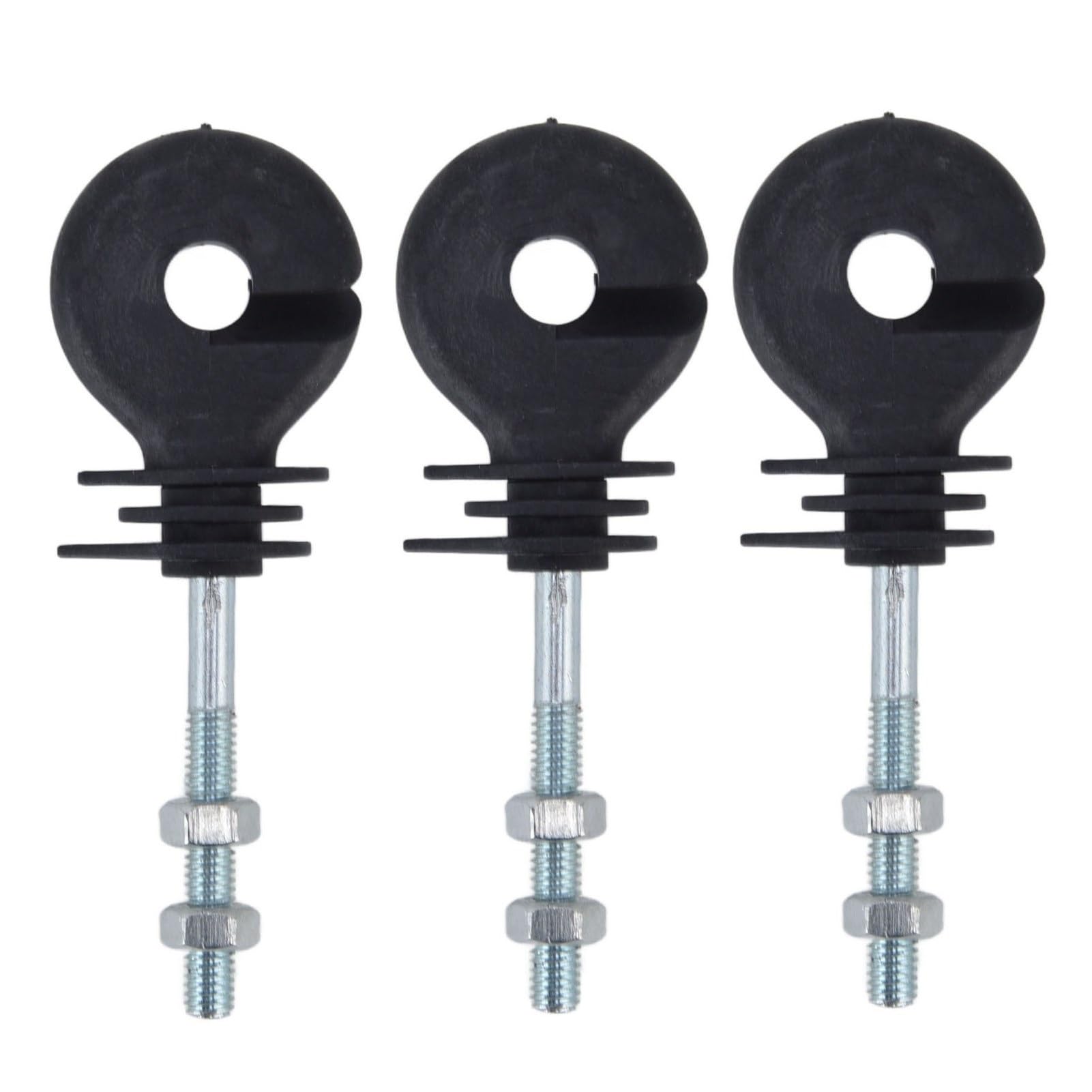 Isolatori Per Recinto Elettrico 50 pezzi M6 filettati for recinzione elettronica chiodi isolanti isolante elettrico vite for zootecnia