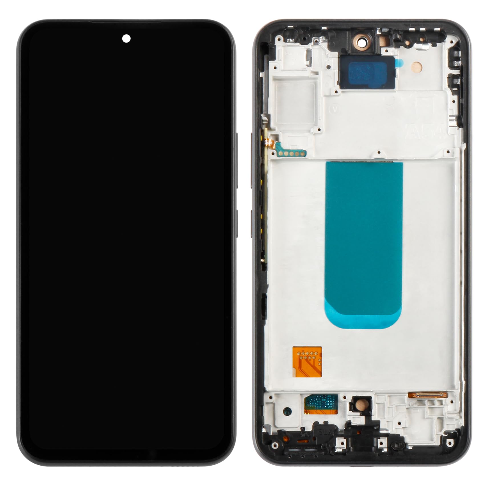 Samsung Galaxy A54 5G ブラック 本体ケーブル+画面シート付 ray-out レイ・アウト Galaxy A54 5G 耐衝撃ケース | スマート家電