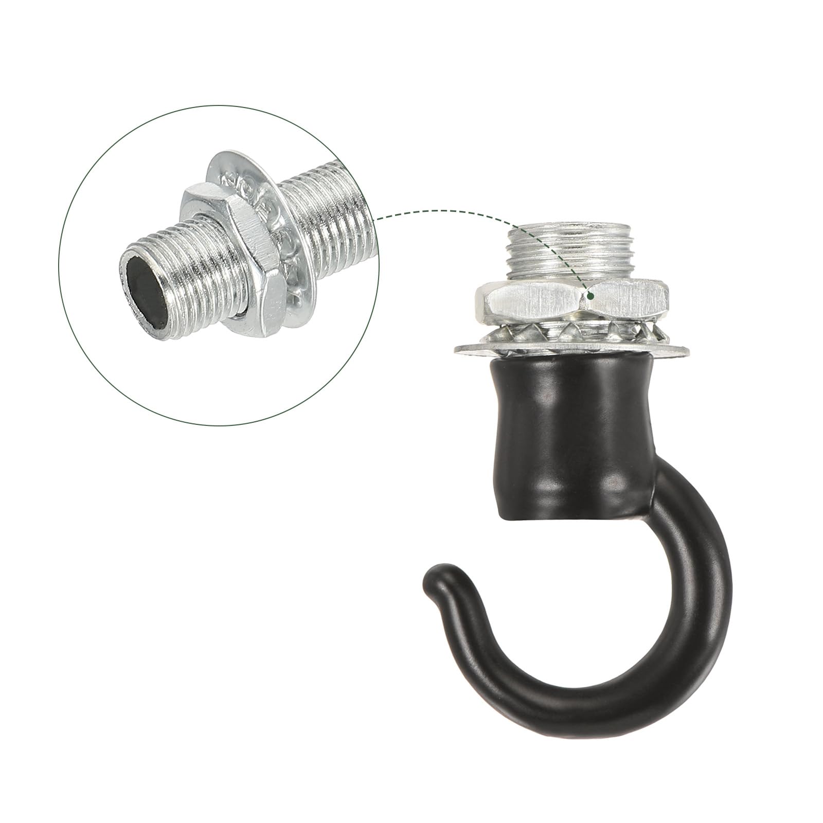 Kit Dadi E Rondelle Per Lampade - 84 Pezzi, Filettatura 1/8IP | Ideale Per Plafoniere E Lampadari Fai Da Te