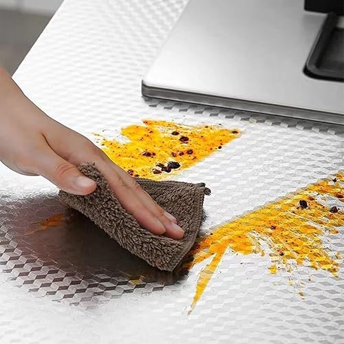 Miniatura 7 de XBLTCM Papel pintado de cocina, papel tapiz autoadhesivo, salpicaduras traseras para cocinas, fácil de limpiar, para muebles de encimera, pared de
