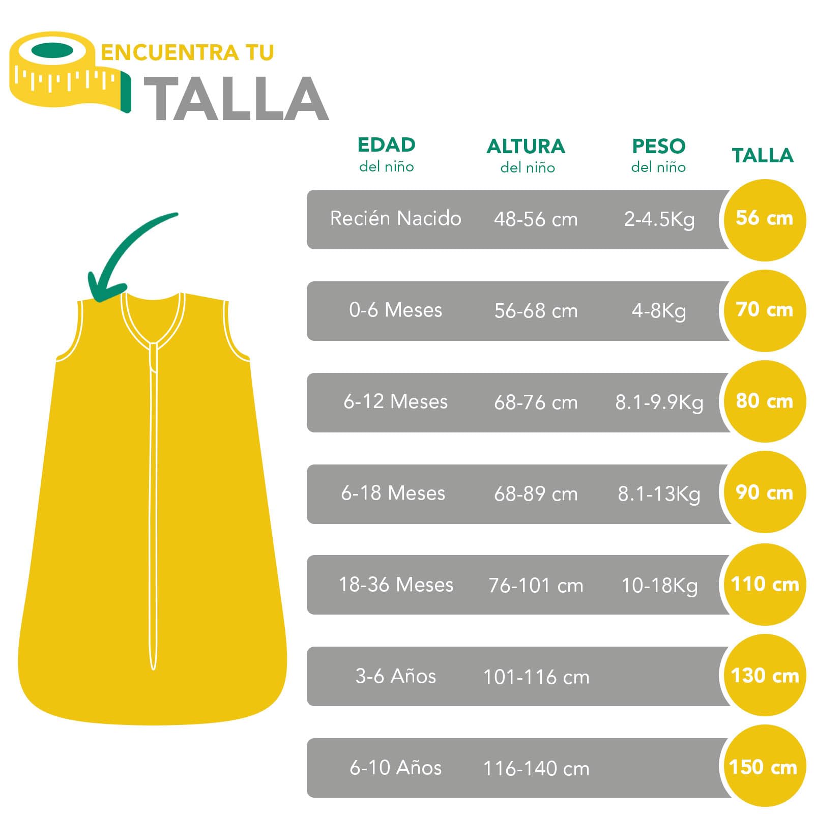 Slumbersac Saco de dormir bebe para todo el año Oeko-Tex| Saco de dormir niños 2.5 Tog con mangas largas